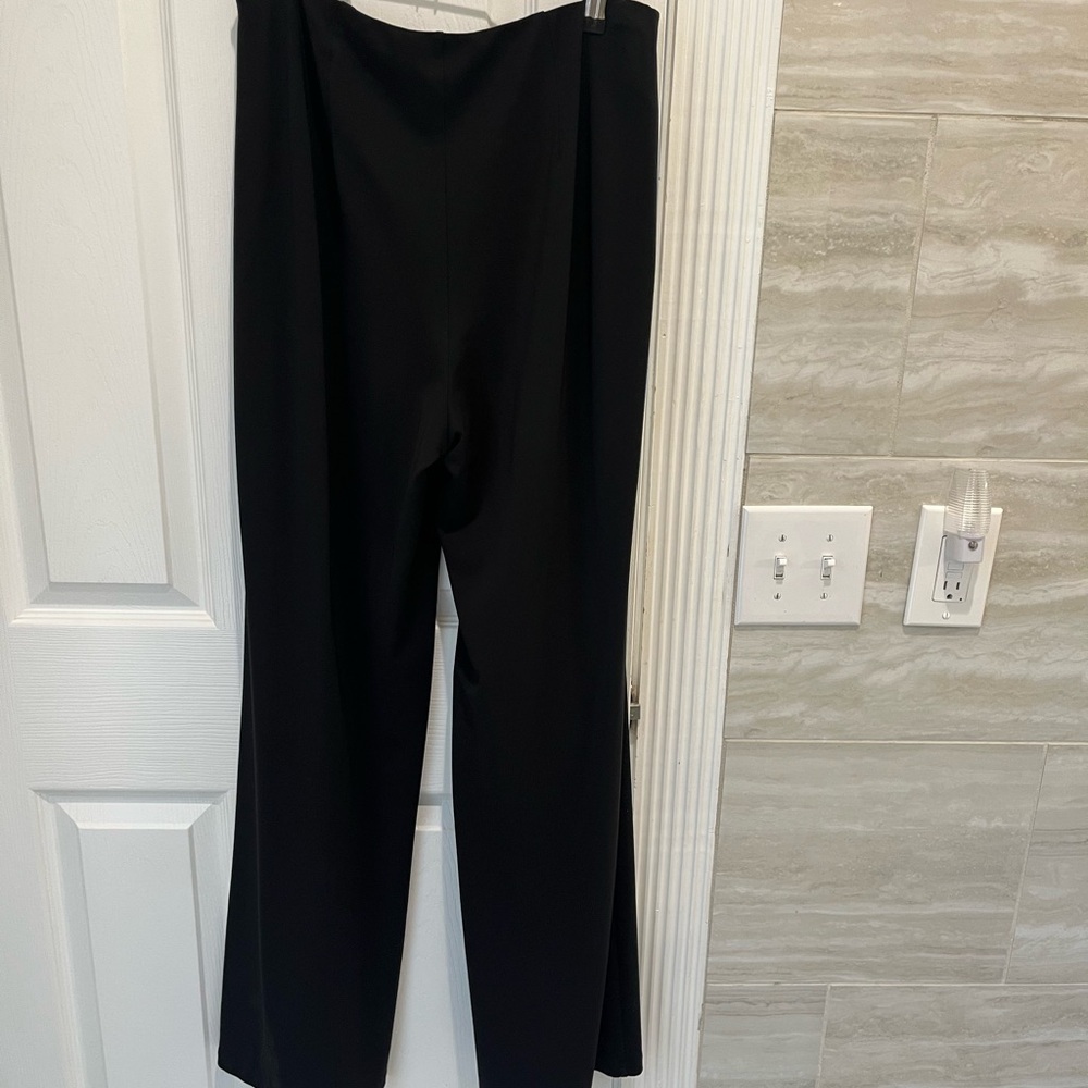 NWOT Talbots Stretch Black Pants LONG